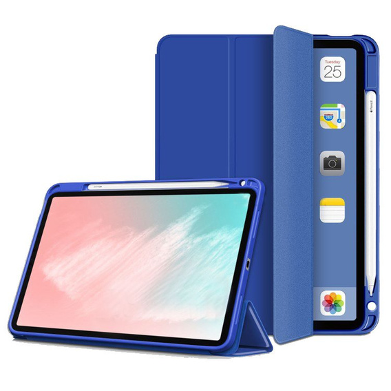 Puzdro pre iPad Air 4 2020 / Air 5 2022 10.9", Smartcase s priestorom pre stylus, modré