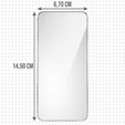 2x tvrdené sklo ERBORD 9H Hard Glass na displeji pre iPhone 17 Pro/17/16 Pro
