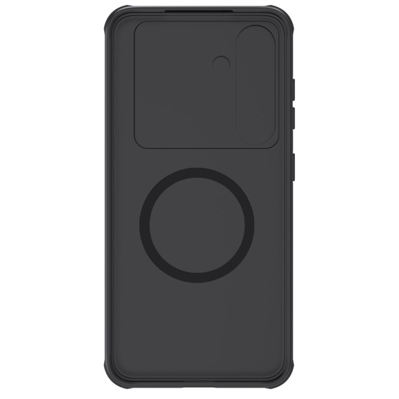 Puzdro NILLKIN pre Samsung Galaxy S24, silikónové puzdro CamShield pre MagSafe, čierne
