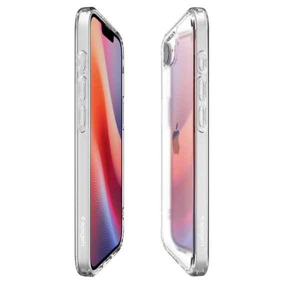 Puzdro Spigen pre iPhone 16E, Ultra Hybrid, priehľadné + tvrdené sklo 9H
