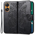 Klapkové puzdro pre Oppo Reno8 T, Butterfly, čierne