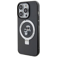 Stojan na prstene Karl Lagerfeld Puzdro MagSafe Karl & Choupette pre iPhone 15 Pro