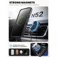 Puzdro Supcase pre iPhone 17 Pro Max, IBLSN Ares Fip Magsafe, čierne
