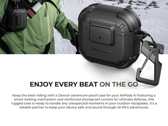 Ochranné puzdro Dexnor pre Apple AirPods 4 2024