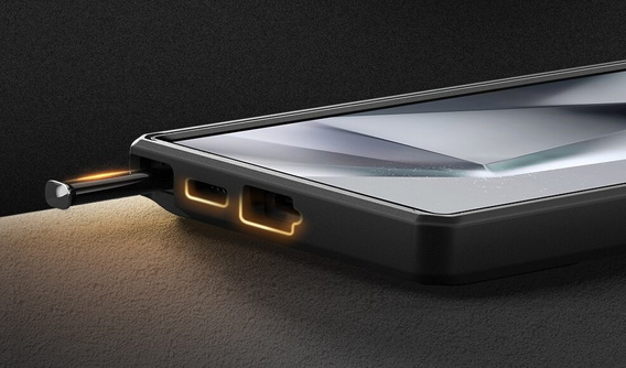 Puzdro pre Samsung Galaxy S24, séria Tongate MECH so stojanom, čierne