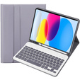 Puzdro + klávesnica iPad 10.9 2022 10 Gen, Pen Slot, fialové