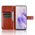 Klapkové puzdro pre Infinix Zero 30 5G, Crazy Horse Wallet, hnedé