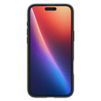 Puzdro Spigen pre iPhone 16 Plus, Thin Fit Mag, sivé + tvrdené sklo 9H