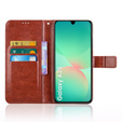 Klapkové puzdro pre Samsung Galaxy A26, Crazy Horse Wallet, hnedé