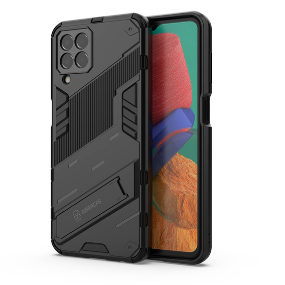 Puzdro pre Samsung Galaxy M33 5G, Military kickstand, čierne