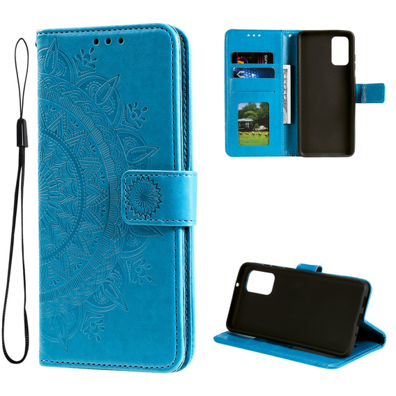 Klapkové puzdro pre Samsung Galaxy A53 5G, Mandala, modré