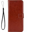 Klapkové puzdro pre Honor 90, Crazy Horse Wallet, hnedé