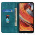Obal na mobil pre Samsung Galaxy A26, Wallet Litchi Leather, zelený