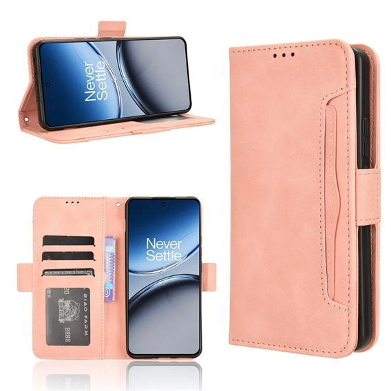 Klapkové puzdro pre OnePlus Nord 4, Card Slot, ružové