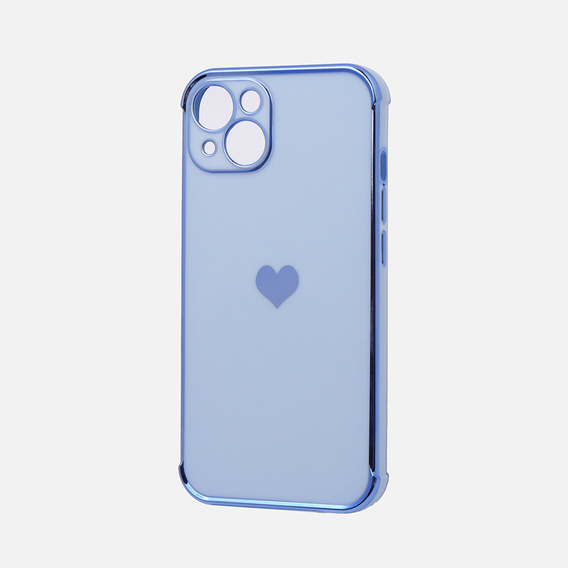 Obal na mobil pre Apple iPhone 13, Electro heart, modré