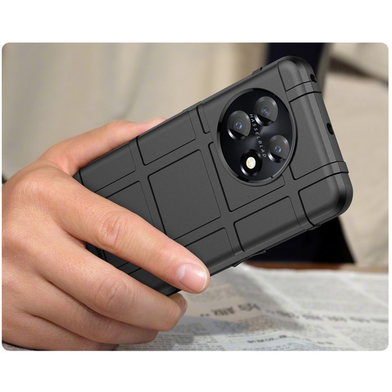 Obal na mobil pre OnePlus 11 5G, Rugged Shield, čierne