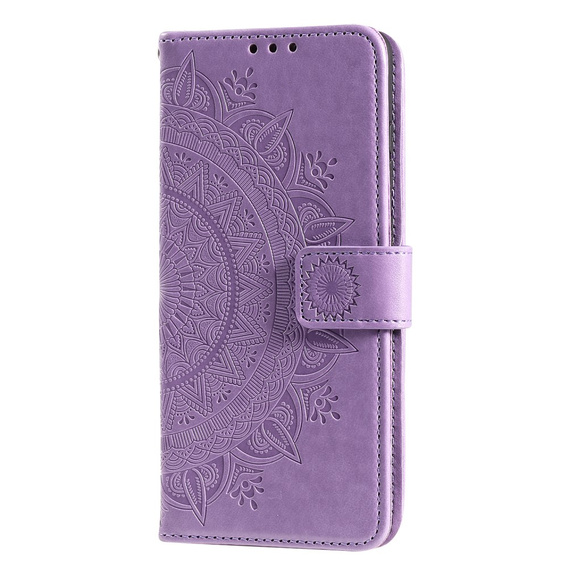 Klapkové puzdro pre Oppo Reno7 5G, Mandala, fialové