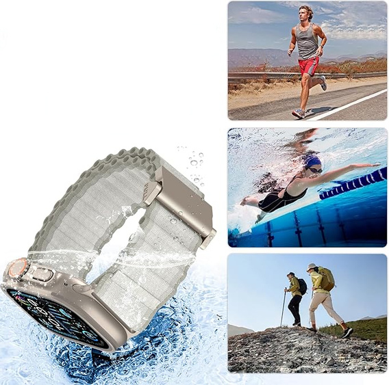 Nylonový remienok pre Apple Watch 1/2/3/4/5/6/7/8/9/SE/Ultra/Ultra 2 42/44/45/49 mm