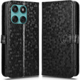Flipové puzdro pre Motorola Edge 60 / 60 Fusion, Wallet Rhombus, čierne