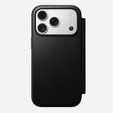 Puzdro Nomad pre iPhone 17 Pro, Modern Leather Folio, čierne