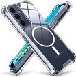 Puzdro pre Samsung Galaxy A16, Fusion Hybrid, pre MagSafe, priehľadné + sklo na displej