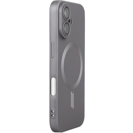 Puzdro pre iPhone 16 Plus, ColorMag, pre MagSafe, sivé