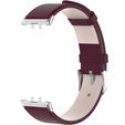 Kožený remienok pre Samsung Galaxy Fit 3, bordový