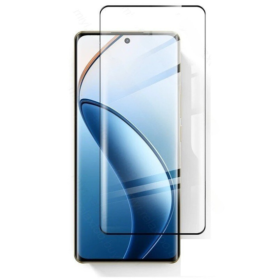 3D tvrdené sklo pre Realme 12 Pro 5G / 12 Pro+ 5G, čierne