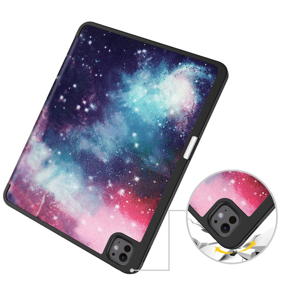 Puzdro pre iPad Pro 13" 2024 (7 gen.), Smartcase, galaxy