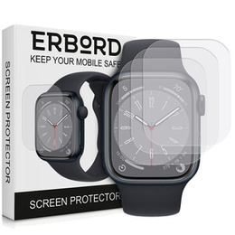 3x ERBORD Hydrogélová fólia pre Apple Watch 7/8 41mm