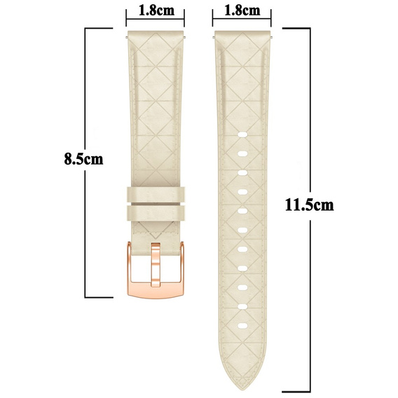 Univerzálny kožený remienok 18 mm
