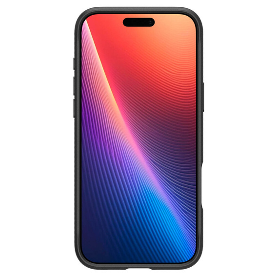 Puzdro Spigen pre iPhone 16 Pro Max, Rugged Armor MagSafe, čierne + tvrdené sklo 9H