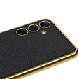 Obal na mobil pre Samsung Galaxy S24, GKK Leather, čierne