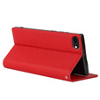 Kožené puzdro pre iPhone 7/8/SE 2020/SE 2022, ERBORD Grain Leather, červené