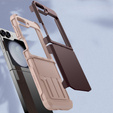 Pancierované puzdro pre Samsung Galaxy Z Flip7 FE / Z Flip6, Armor Shockproof, bordové
