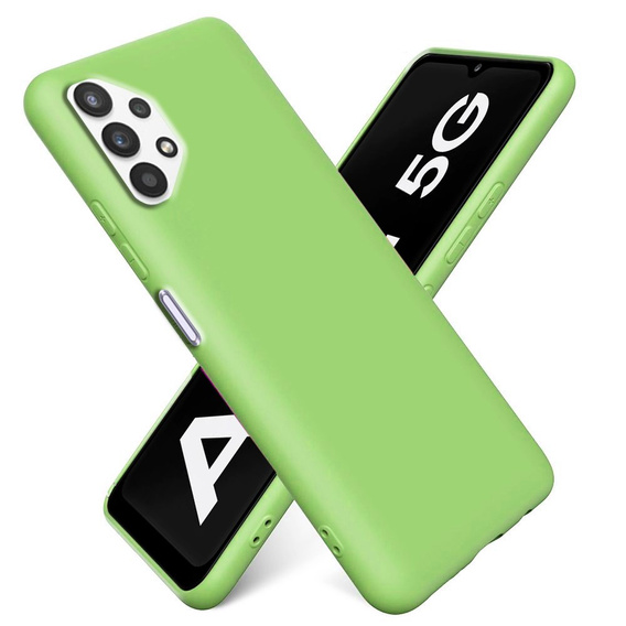 Obal na mobil pre Samsung Galaxy A32 5G, Silicone Lite, zelený