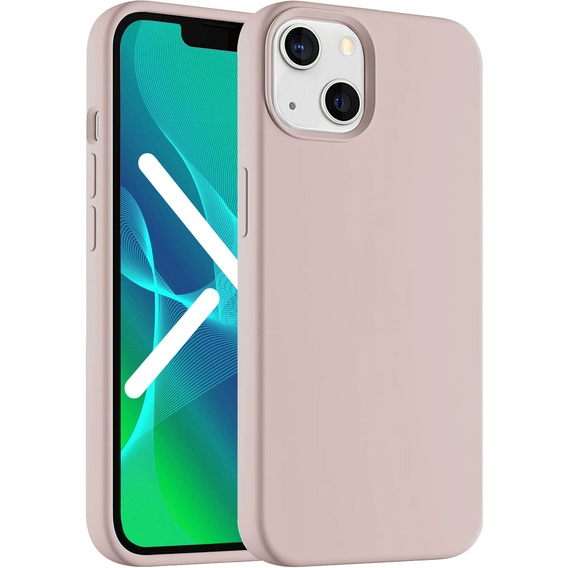 Obal na mobil pre iPhone 14, Silicone Lite, ružové