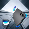 Puzdro pre Oppo A18 4G / A38 4G, Fusion Hybrid, s ochranou fotoaparátu, matný / čierny