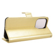 Klapkové puzdro pre Xiaomi Redmi 13, Crazy Horse Wallet, zlaté
