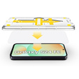 2x Tvrdené sklo pre Samsung Galaxy S24 FE, ERBORD Easy App 9H Screen Protector