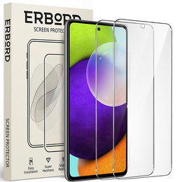 2x tvrdené sklo pre Samsung Galaxy A52 / A52s, ERBORD 9H Hard Glass na displeji