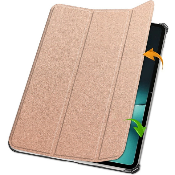 Puzdro pre OnePlus Pad, Smartcase, ružové rose gold