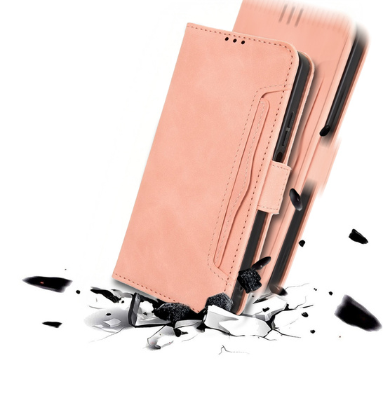 Klapkové puzdro pre Realme 14 5G / Realme 14T 5G, Card Slot, ružové