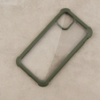 Obal na mobil pre iPhone 11, Dexnor Full Body Rugged, transparentné / zelené