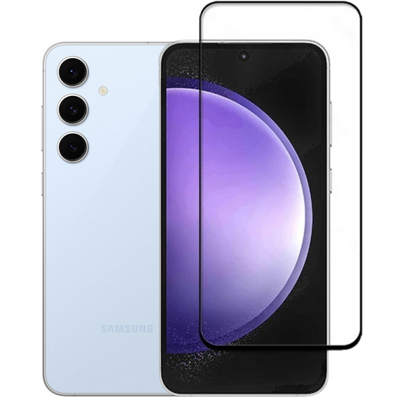 3D tvrdené sklo pre Samsung Galaxy S24 FE, čierny rám
