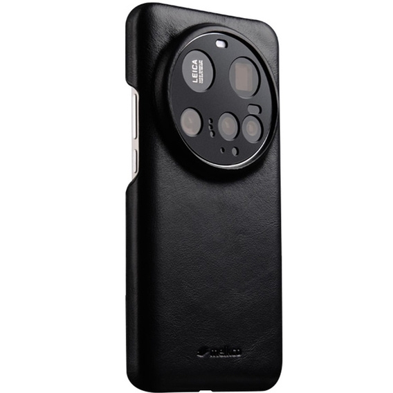 Puzdro MELKCO pre Xiaomi 15 Ultra, kožené, čierne