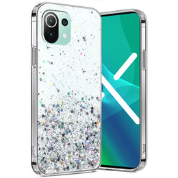 Obal na mobil pre Xiaomi Mi 11 Lite / Mi 11 Lite 5G / 11 Lite 5G NE, Glittery, priehľadné