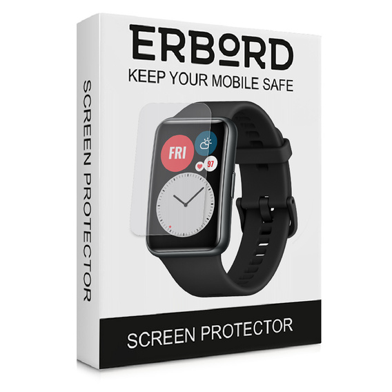 3x ERBORD Hydrogélová fólia pre Huawei Watch Fit