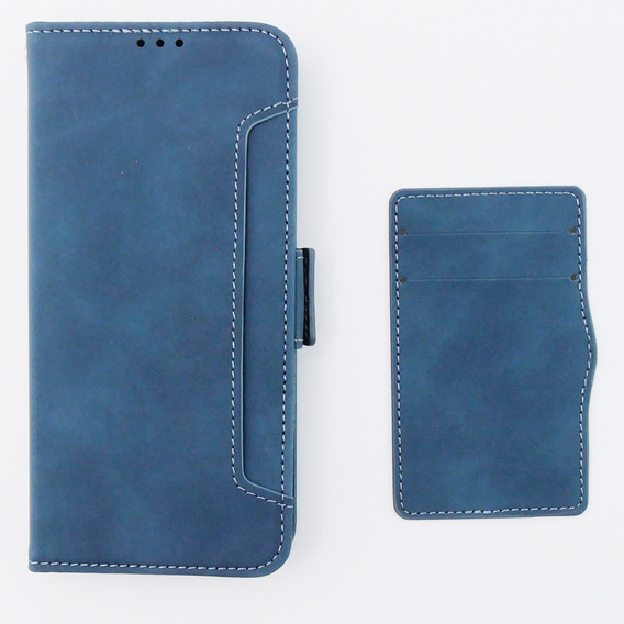 Klapkové puzdro pre Motorola Moto G54 5G, Card Slot, modré