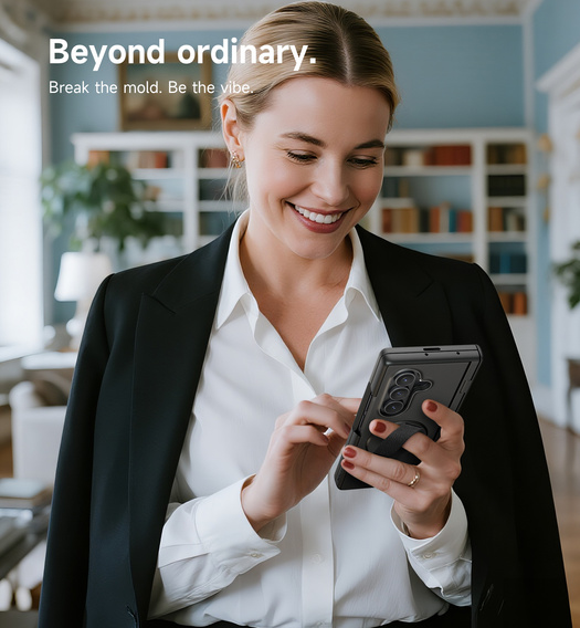 Puzdro Suritch s 360° stojanom a integrovanou ochranou displeja pre Samsung Galaxy Z Fold7